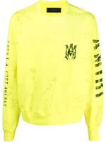 AMIRI sweat à logo imprimé - Jaune