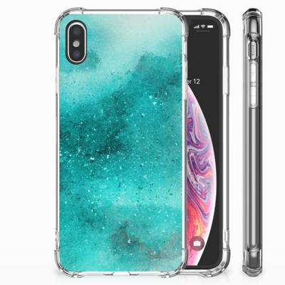 Back Cover Apple iPhone Xs Max Painting Blue Back Cover Apple iPhone Xs Max Painting Blue