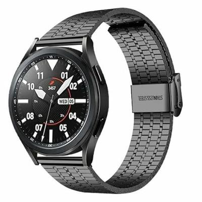 By Qubix - Stalen bandje - Zwart - Compatible met Xiaomi Redmi Watch 5 Active/Redmi Watch 5 Lite - Compatible Xiaomi bandje