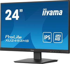 Iiyama ProLite XU2493HS-B6 LED-monitor Energielabel E (A - G) 60.5 cm (23.8 inch) 1920 x 1080 Pixel 16:9 0.5 ms HDMI, DisplayPort, Hoofdtelefoon (3.5 mm