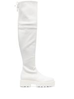 Stuart Weitzman cuissardes Lowland - Blanc