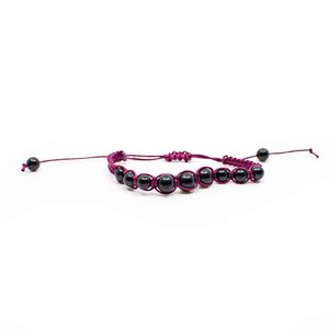 Edelsteen Armband Shungiet Shambala Paars