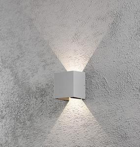 Konstsmide Cremona 7959-310 LED-buitenlamp (wand) Energielabel: G (A - G) LED LED vast ingebouwd 6 W Grijs