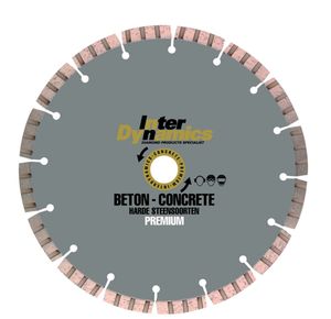 Inter Dynamics Diamantzaag Beton Premium 350x25,4mm - 326350