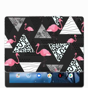 Lenovo Tab E10 Back Case Flamingo Triangle