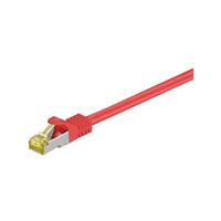 Goobay 91571 RJ45 patchkabel S/FTP (PiMF), met CAT 7 rauwkabel, rood