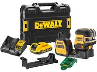 DeWalt DCE825D1G18 | Accu 5 Punt-lijnlaser | Groen | 12/18V | 2.0 Ah XR accu en lader - DCE825D1G18-QW