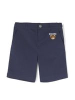 Moschino Kids short à motif Teddy Bear - Bleu