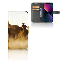 Apple iPhone 13 Telefoonhoesje met Pasjes Design Cowboy - thumbnail