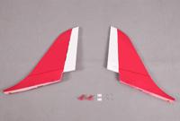 FMS - 90Mm Super Scorpion Vertical Stabilizer Red (FMSRA103R) - thumbnail