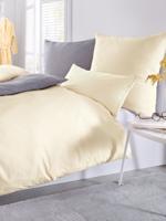 Dekbedovertrek ca. 135x200 cm / sloop ca. 80x80 cm Van Janine wit