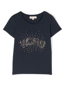 Michael Kors Kids t-shirt à motif monogrammé - Bleu