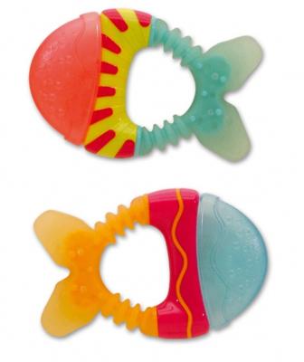 Saro bijtringen vissen blauw/rood 10 cm Saro bijtringen vissen blauw/rood 10 cm