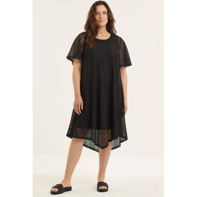 STUDIO semi-transparante jurk Pernille zwart