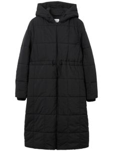 Burberry quilted hooded long-sleeve coat - Noir