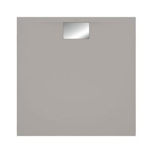 Villeroy & Boch Architectura douchebak 90x90x1.5cm metalrim grijs UDA9090ARA115V-3S