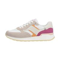 Rieker Dames FSK lage schoenen wit combi, beige roze, 41 EU