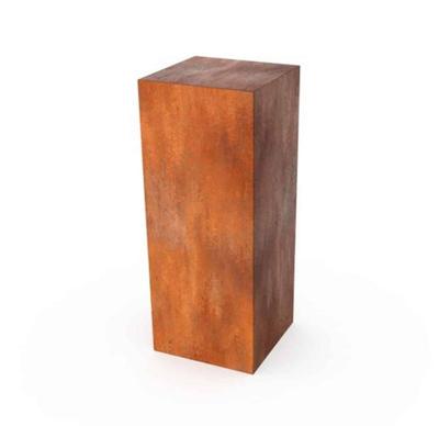 Geroba Geroba C6 sokkel vierkant 500x500x1000mm - Cortenstaal Geroba Geroba C6 sokkel vierkant 500x500x1000mm - Cortenstaal