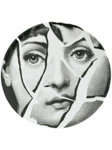 Fornasetti assiette imprimée - Blanc