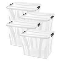 Siena Home Opbergdoos, 55 l, set van 4 Anzio