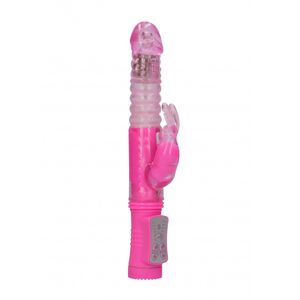 Thrusting Rabbit Vibrator - Pink