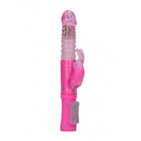 Thrusting Rabbit Vibrator - Pink