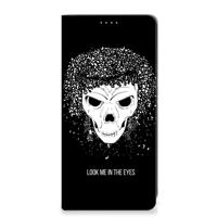 Mobiel BookCase Samsung Galaxy A21s Skull Hair