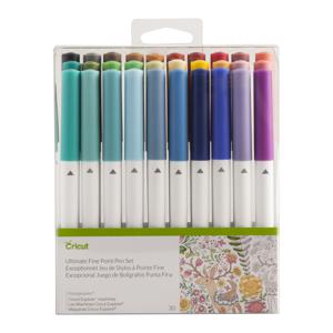 Cricut 2004060 viltstift Fijn Zwart, Blauw, Groen, Magenta, Rood, Turkoois, Geel 30 stuk(s)