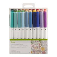 Cricut 2004060 viltstift Fijn Zwart, Blauw, Groen, Magenta, Rood, Turkoois, Geel 30 stuk(s) - thumbnail