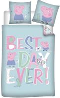 Peppa Pig Dekbedovertrek Best day Ever 140 x 200 cm - Polyester - thumbnail