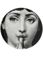 Fornasetti assiette imprimée - Noir