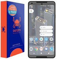Skinomi TechSkin - matte beschermfolie voor Google Pixel 2 XL dekt het scherm en is compatibel, 2-pack