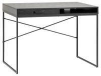 Bureau Bronx MDF Zwart 110cm - Giga Living