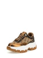 Guess X-Treme Sneaker FLTBER LEL12 Beibr, goud/zwart, Zwart goud., 38 EU