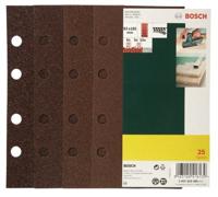 Bosch Accessories 2607019495 Oscillerend schuurpapierset Met klittenband, Geperforeerd Korrelgrootte (num) 60, 80, 120 (l x b) 185 mm x 93 mm 1 set(s) - thumbnail