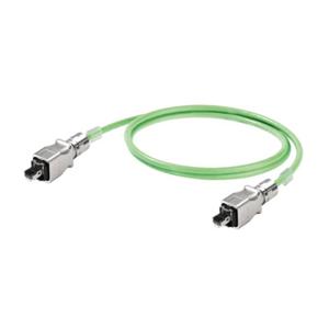 Weidmüller 1119730010 RJ45 Netwerkkabel, patchkabel CAT 5, CAT 5e SF/UTP 1.00 m Groen Vlambestendig, Snagless 1 stuk(s)