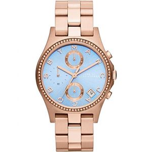 Horlogeband Marc by Marc Jacobs MBM3299 Roestvrij staal (RVS) Rosé 22mm