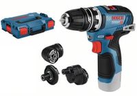 Bosch Blauw GSR 12V-35 FC accu/boorschroevendraaier + opzetstukken | zonder accu&apos;s en lader | in L-Boxx - 06019H3003