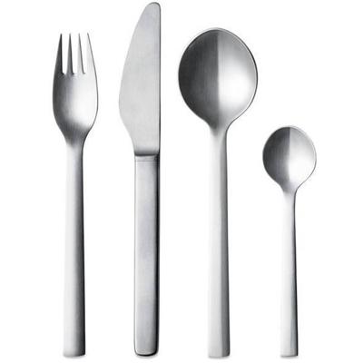 Georg Jensen bestekset New York RVS matzilver 16-delig