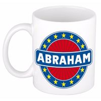 Voornaam Abraham koffie/thee mok of beker   -