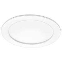LED Spot - Inbouwspot - Trion Pandus - 18W - Warm Wit 3000K - Dimbaar - Spatwaterdicht IP44 - Rond - Mat Wit - Aluminium - Ø220mm