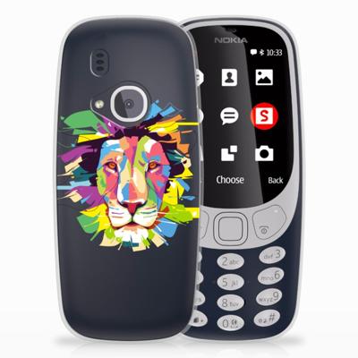 Nokia 3310 (2017) Telefoonhoesje met Naam Lion Color