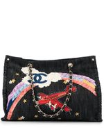 CHANEL Pre-Owned sac cabas Jumbo XL - Bleu - thumbnail