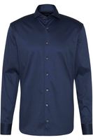 van Laack Meisterwerk Tailor Fit Jersey shirt koningsblauw, Effen