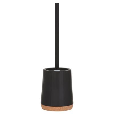 Sealskin Cork toiletborstel met houder zwart