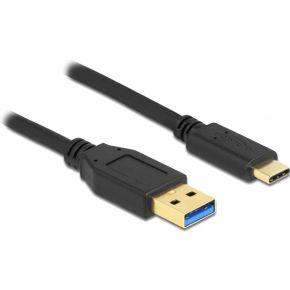 Delock 84004 SuperSpeed USB (USB 3.2 Gen 2) kabel Type-A naar USB Type-C 2 m