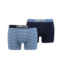 Levi's 2-pack boxershort vintage stripe- lichtblauw