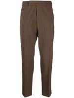 PT Torino Broek met krijtstreep - Bruin