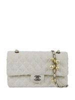 CHANEL Pre-Owned sac porté épaule Double Flap médium (2005) - Blanc - thumbnail