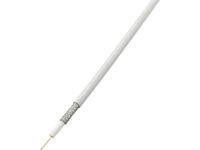 TRU COMPONENTS 1570929 Coaxkabel Buitendiameter: 6.60 mm RG6 /U 75 Ω 85 dB Wit 25 m